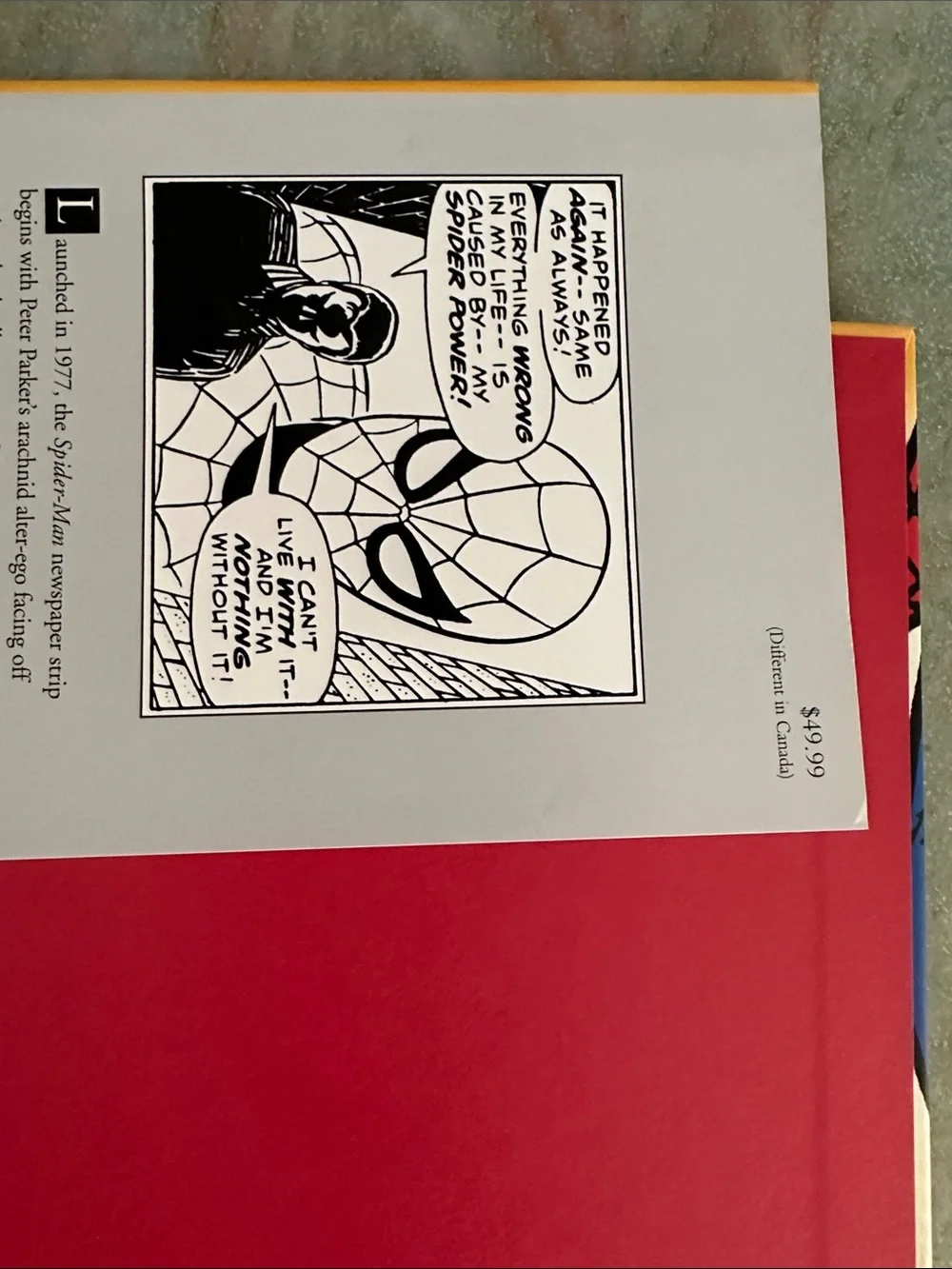 Marvel Spider-Man Hardcover Graphic Collection - Red, Blue, Yellow